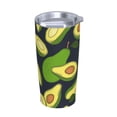 thumbnail image 2 of Kll Fresh Avocado Stainless Stainless Steel Vacuum Insulated Coffee Cup 20 Oz Lids And Straws,1 Metal Straws,1 Cleaning Brush, 2 of 9