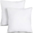thumbnail image 1 of Almohadas para ropa de cama (paquete de 2, blanco) - Almohadas para cama y sofá de 45 x 45 cm - Almohadas tapizadas oso de fresa Electrónica, 1 of 5
