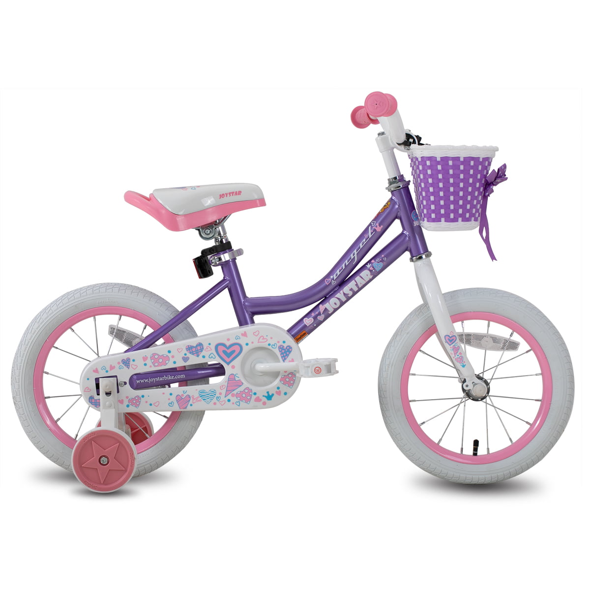 Joystar Angel 12 Inch Ages 2 to 4 Kids Bike with Training Wheels Open Box 