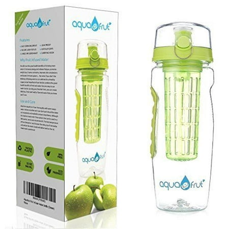 AquaFrut Large 32oz Fruit Infuser Water Bottle - Best BPA-Free Fruit Infusion