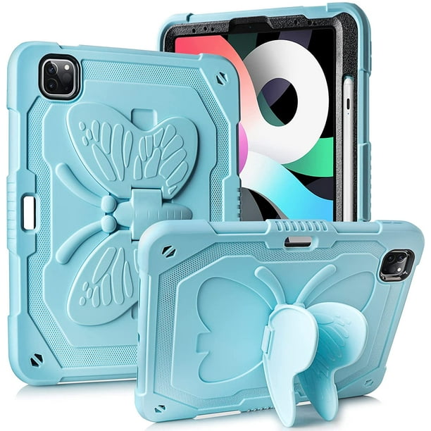 For iPad Air Case5th/4th Generation with Kickstand Butterfly Wings