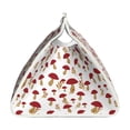 thumbnail image 4 of Picia Red Mushroom Pattern Long Tissue Box Cover,PVC Leather Triangle Holder,Tissue Box Holder with Magnetic Bottom,Facial Paper Organizer Dispenser-7.9"X4.9"X4.5", 4 of 9
