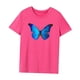 thumbnail image 3 of Camiseta para mujer verano elegante cuello redondo camiseta para vacaciones en la playa viaje de mochilero SG, 3 of 7