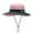 Pink, variant on Womens UV Protection Wide Brim Sun Hats, Bucket Hat Wide Brim Quick Drying Breathable Packable Foldable Sunshade Sun Ponytail Cap, Gray