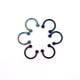 thumbnail image 1 of 3 Pares de de material acero Inoxidable con Forma Circular Y Septum, Labio Y jinwen Pendiente Bola Tabique, 1 of 4
