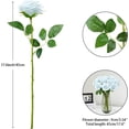 thumbnail image 4 of Plum Artificial Rose 10pcs Open Flower Bouquet Faux Rose Stems for Wedding Arrangement, Bridal Bouquet, Centerpiece, Fake Faux Silk Flowers A, 4 of 4