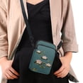 thumbnail image 4 of HELLHERO Water Lilies Women Messenger Bag Polyester with Zipper Crossbody Sling Bags for Travel Daily Use, 4 of 10