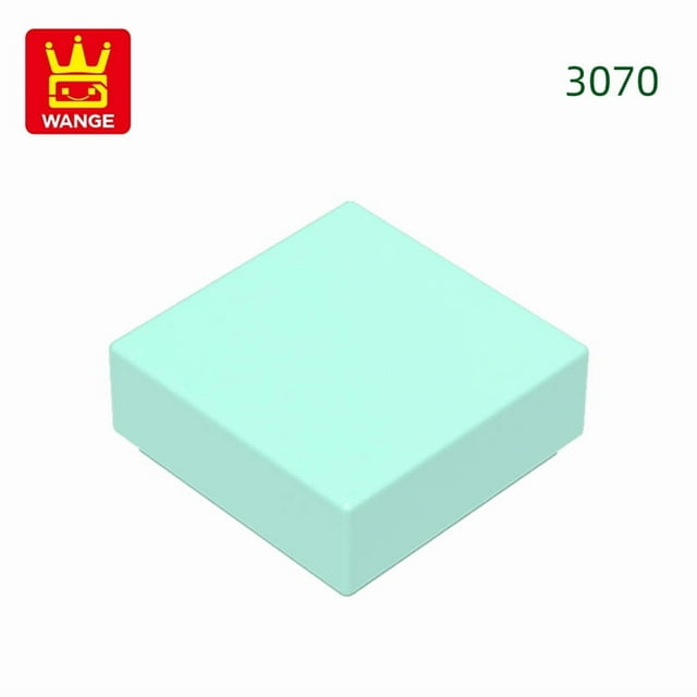 3070 50g/333PCS Smooth Tile 1X1 Building Blocks Loose Parts Compatible with Bricks DIY Children's Toy Assembly Storage 55.Aqua about 333 PCS