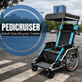 thumbnail image 2 of Ready Covers PediCruiser Two-Wheel Stroller Wheelchair, Black, 2 of 6