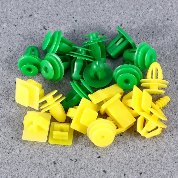 KALLORY 500 Pcs Assorted Color Plastic Nylon Trunk Trim Panel Fastener Clip for Vehicle Maintenance
