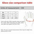 thumbnail image 7 of TELOLY 1Pair Winter Fingerless Workout Gloves for Men, Secure Fit M, Black, 7 of 7