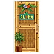 Beistle Aloha Door Cover, 30" x 5'