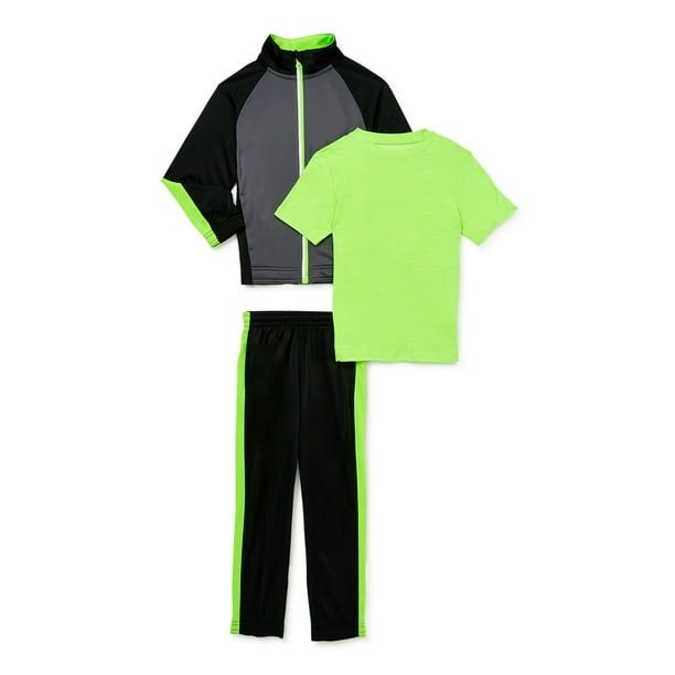 Athletic Works Boys TShirt, Jacket and Pants Set, 3Piece, Sizes 418