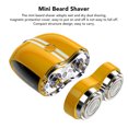 thumbnail image 2 of Podadoras eléctricas para barba mini afeitadora eléctrica para barba aleación de zinc de doble uso en seco y húmedo para viajar ANGGREK  Otros, 2 of 7