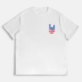 thumbnail image 2 of Merica Bigfoot Print Tshirts Fashion Patriotic Sasquatch Graphic Tees Short Sleeve Casual Tops Cotton Shirts for Daily Outfits White,5XL, 2 of 8
