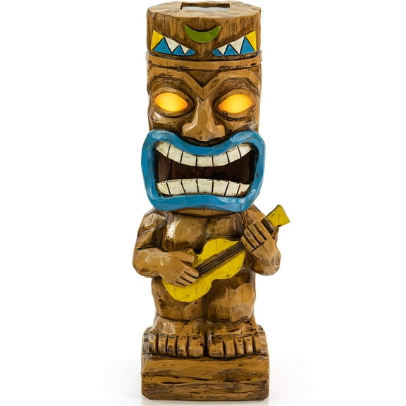 Dawhud Direct | Vp Home Multicolor Party Time Tiki Outdoor Decor Garden, 5in x 4in x 13in