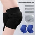 thumbnail image 3 of 1 Pair Sports Knee Pad Running Fitness Gym Protective Workout Training Basketball Kneepad Sleeve Support Soft Protection Brace Protector Blue, 3 of 7