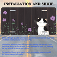 thumbnail image 3 of 1 Pcs 2D Flat License Plate Covers & Frames, A cute black and For Decorative Front, Waterproof For Decoration Aluminum License Plate Covers & Frames Cover For Men Women, 12" X 6", 3 of 7