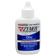 Angle View: ZYMOX Ear Solution | The Only No Pre-Clean Once -a-Day Dog and Cat Ear Solution | Natural Enzyme Formula | Veterinarian Recommended | Patented Enzyme Formula | Contains Hydrocortisone for Comfort