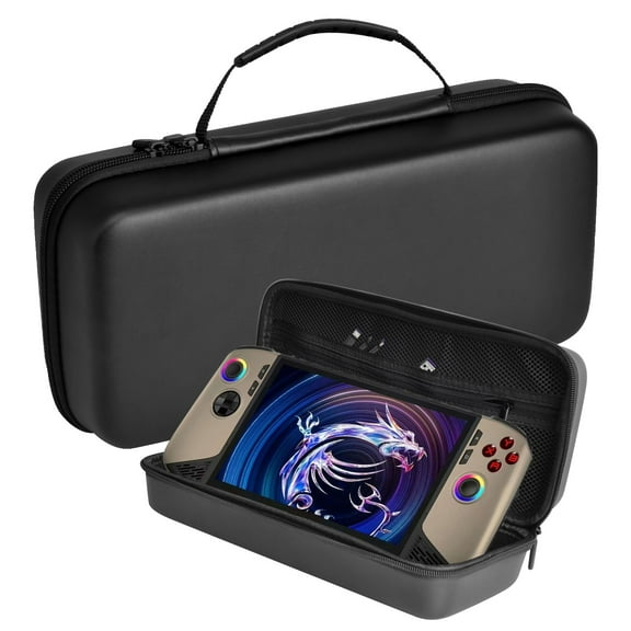 Carrying Case for MSI Claw 8 Ai  Handheld Game Console Travel Storage Bag PU Leather EVA Protective Hard Shell Cover Portable Organizer