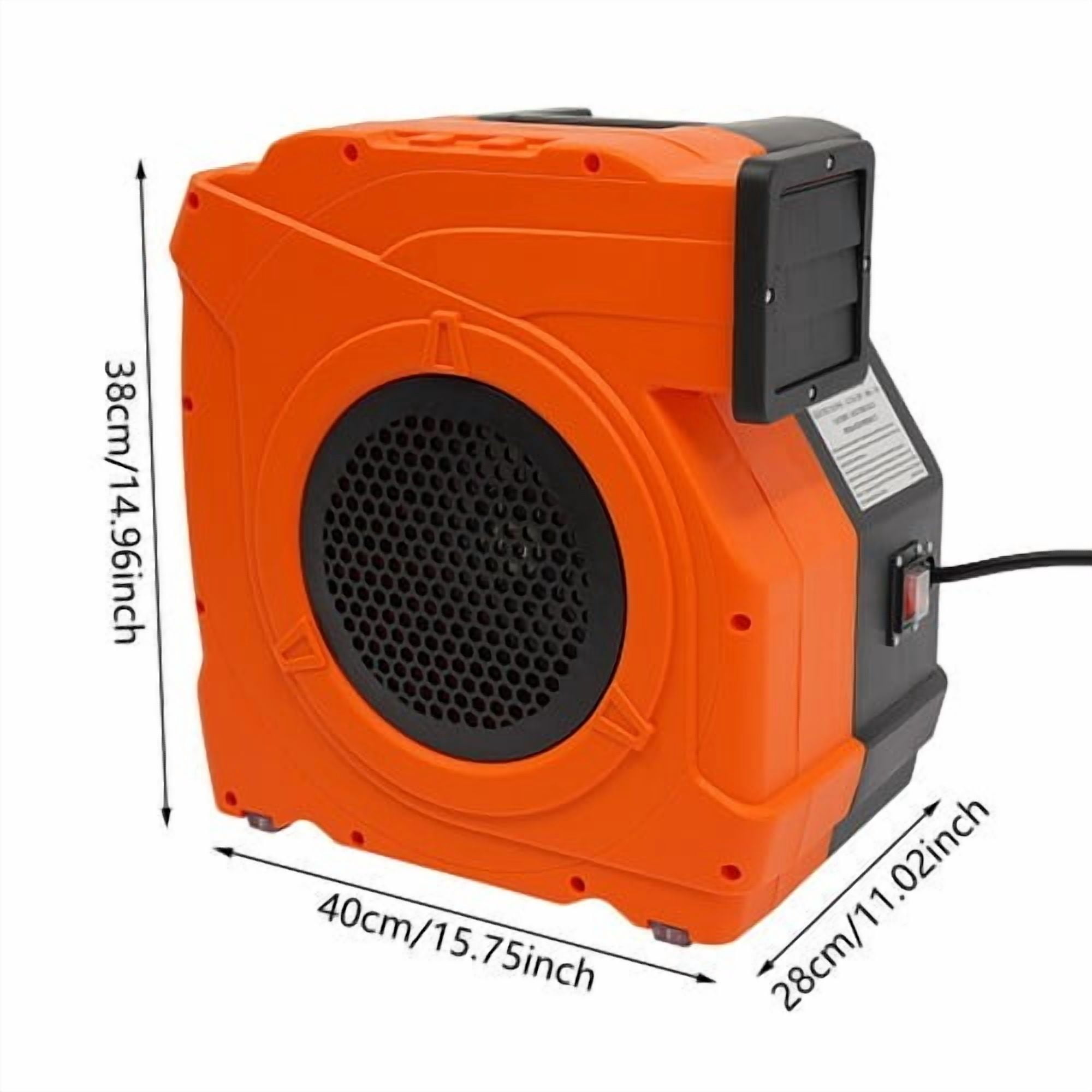 Bounce House Blower, 3HP 2150W Portable Inflatable Air Blower for Large Water Slides Inflatable Castle Jump Slides, Commercial Air Blower for Inflatable 3350Rpm