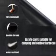 thumbnail image 4 of Fireproof Mat Outdoor Lawn Patio BBQ Fireproof Mat Black Square Protective Mat, 4 of 5