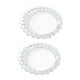 thumbnail image 4 of 2 bandejas redondas de vidrio para velas, elegantes candelabros con base para velas perfumadas, 4 of 7