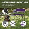 thumbnail image 3 of Ozark Trail Director Chair with Side Table, Purple, 3 of 13