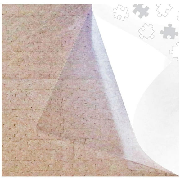 Save 10 x 1000 Piece Puzzles - 40 Clear Puzzle Glue Sheets Extra Large Thick No Mess Jigsaw Puzzle Saver Tape Peel and Stick Adhesive Backing Preserve Finished Puzzle for framing