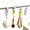 Pink*2, variant on Rotating Clamp Hook, 2 Pack Hanging Clip Hook for Closet Rods, Towels, Hats, Bags and Household Organization