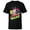 Black, variant on Luke Skywalker vs Darth Vader Duel Retro 1980 Vibe - Short Sleeve T-Shirt for Kids - Customized-Black