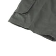 thumbnail image 6 of Youthup Men's Relaxed Fit Solid Color Utility Cargo Shorts, 100% Cotton Workwear Shorts with 6 Pockets, Wrinkle-Free & Zip Fly for Summer Outdoor, 6 of 9