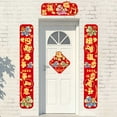 thumbnail image 7 of Eespoir 2026 Horse Year Spring Festival Decor, Door Decors Set with Couplets, Lucky Characters for Holiday Ambiance, Chinese New Year Couplets Set for Home and Office Entrance(A), 7 of 7