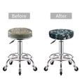 thumbnail image 6 of Lsque Vintage Floral Round Bar chair cushion covers Velvet Fabric Premium Comfort Protects from Scratches and Stains for 14-17 Inch Chair- 13 inch, 6 of 7