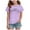 Light Purple, variant on Zanarzt Girls Casual Summer T Shirts Girls Shirts Short Sleeve Shirt for Girls Soft Cotton Tees Kids Tshirts Clothes Summer Tops T Shirt Light Purple,2-3 Years