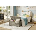 thumbnail image 3 of Storage Chest, Wooden Storage Bench, Entryway Shoe Bench with Safety Hinge, Easy Assembly for Entryway, Bedroom, Living Room, 3 of 7