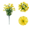 thumbnail image 2 of OAVQHLG3B Artificial Flowers for Indoor Outdoors Fake Silk Morning Glory Flowers with Eucalyptus Faux Plants UV Resistant Spring Summer Decoration for Garden Porch Yard Home Outdoor Decor, 2 of 5