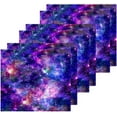thumbnail image 3 of SKYSONIC Purple Galaxy Washcloths Set of 4, Highly Absorbent Soft Cotton Fingertip Towels for Bathroom, Kitchen, Gym, Spa, Home Decor 12 x 12 Inch, 3 of 7