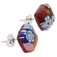 thumbnail image 6 of GlassOfVenice Murano Glass Millefiori Necklace and Earrings Set - Rectangular, 6 of 9