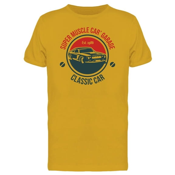 Classic Garage Muscle Vintage T-Shirt Men -Image by Shutterstock, Male Medium