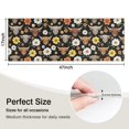 thumbnail image 5 of Black Highland Cow Flower Pattern Kitchen Rug Mat,Kitchen Runner Rugs Non Skid Washable,Decorative Kitchen Floor Mats for Kitchen,Sink,Laundry,17"X47", 5 of 5