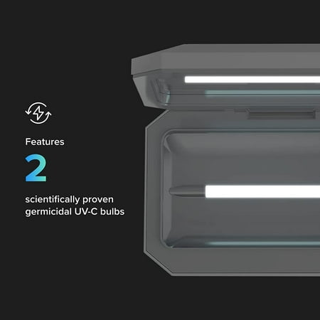 PhoneSoap Basic UV Sanitizer for Phones & Accessories, Compact, Rechargeable, 1-Pack