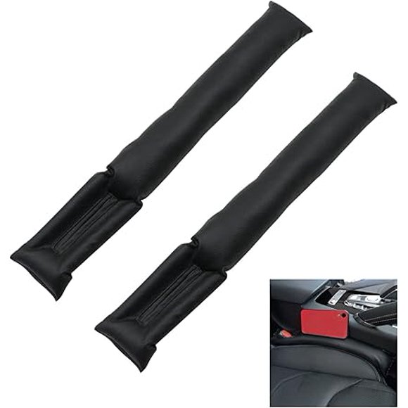 Car Seat Gap Filler Car Seat Gap Filler Car Seat Gap Filler - Prevent Objects From Falling Fits Most Car Models (2 Pack)
