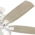 thumbnail image 4 of Ventilador de techo Hunter Amberlin LED de 5 aspas, 52 pulgadas, blanco, 4 of 5