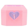 thumbnail image 1 of Jewelry Box Mini Heart Decor Doll Accessory Storage Box with Key for 18in Doll, 1 of 10