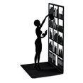 thumbnail image 2 of Balvi - The Library Metal bookend., 2 of 5