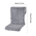 thumbnail image 2 of No Strap Drapable Plush Chair Cover Long Pile Polyester Washable Warm Seat Back Pad For Indoor Work Space Desk Chairs, 2 of 6