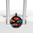 thumbnail image 3 of Fish 2pcs PU Leather Round Bag Tags Suitcase Handbag Tags with Privacy Cover and Name ID Tag for Travel Luggage, Handbags, Backpacks, School Bags, 3 of 6