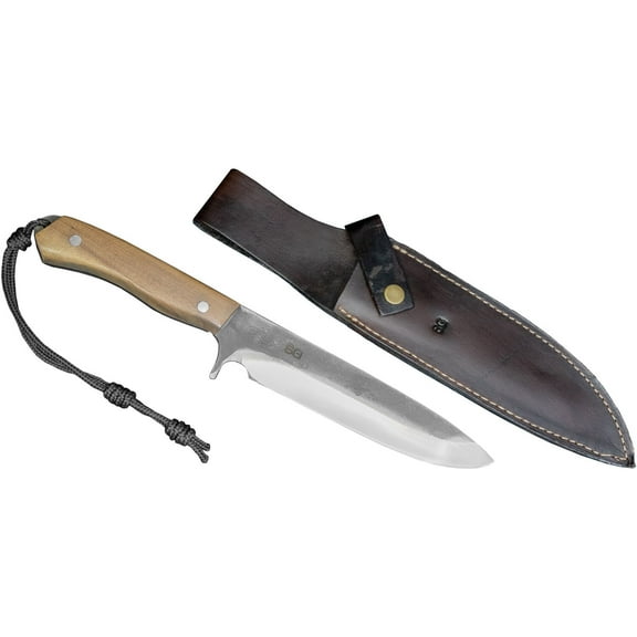 Brazilian Flame Camper Trout 8 " Stainless Steel Knife with Full Tang Handle