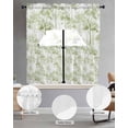 thumbnail image 2 of Watercolor Forest Sage Green Swag Curtains for Living Room/Bedroom Windows, Abstract Art Modern Trees Kitchen Curtains and Valances Set 36 Inch Length, Light Filtering Swags Valance Curtain Panels, 2 of 5
